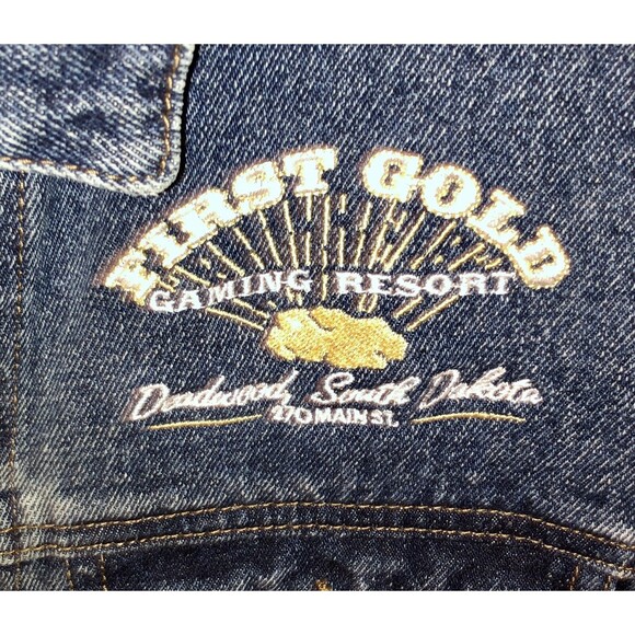 Deadwood 1st Gold ,Port Authority Denim jacket ,unisex size large - Picture 4 of 6